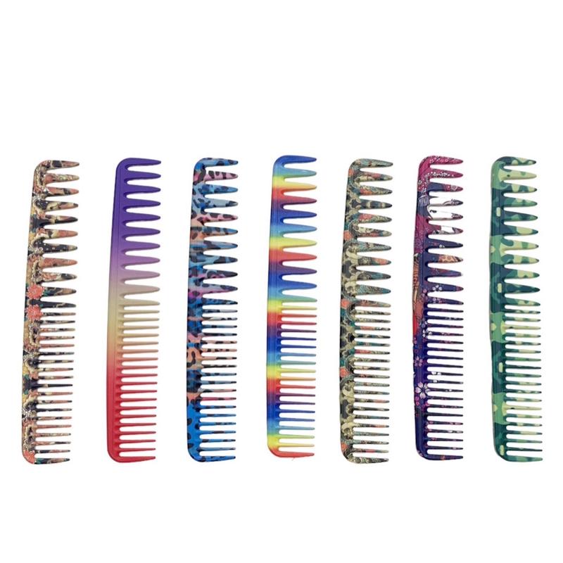 Lược răng thưa cắt tỉa tóc nữ layer , Lược cắt tóc vuốt sáp tóc nam