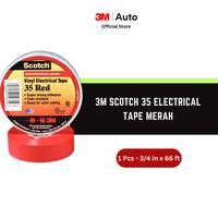 Gambar Isolasi Listrik 3M Scotch 35 Vinyl Electrical - Merah - 19mm x 20m dari 3M Automotive Kab. Bekasi 1 Tokopedia