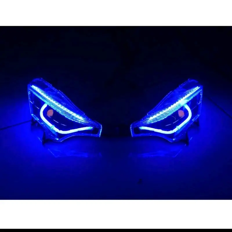 Sen Sein Depan Supra X 125 Batman Custom Alis Running Plus Mata Elang Lampu Foto 1