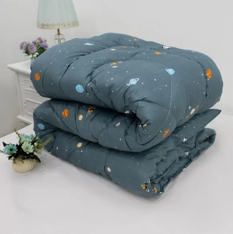 Chăn Phao cotton poly trần bông dày dặn da dạng kích thước M8 x 2M 0