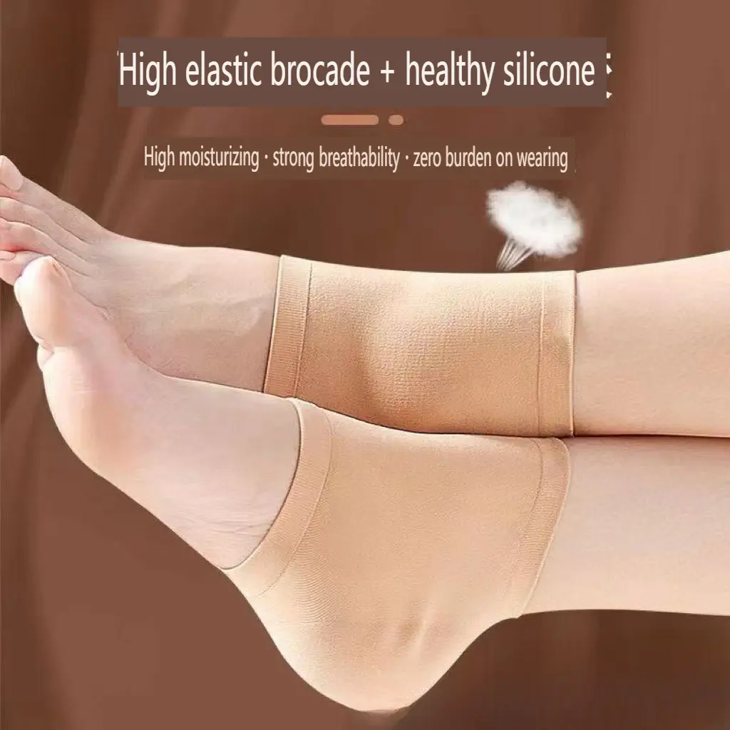 Heel protective cover, to protect the feet from cracking and drying, breathable, moisturizing, keeping warm, suitable for heels Thin Crack Prevention Foot Protection Socks Heel