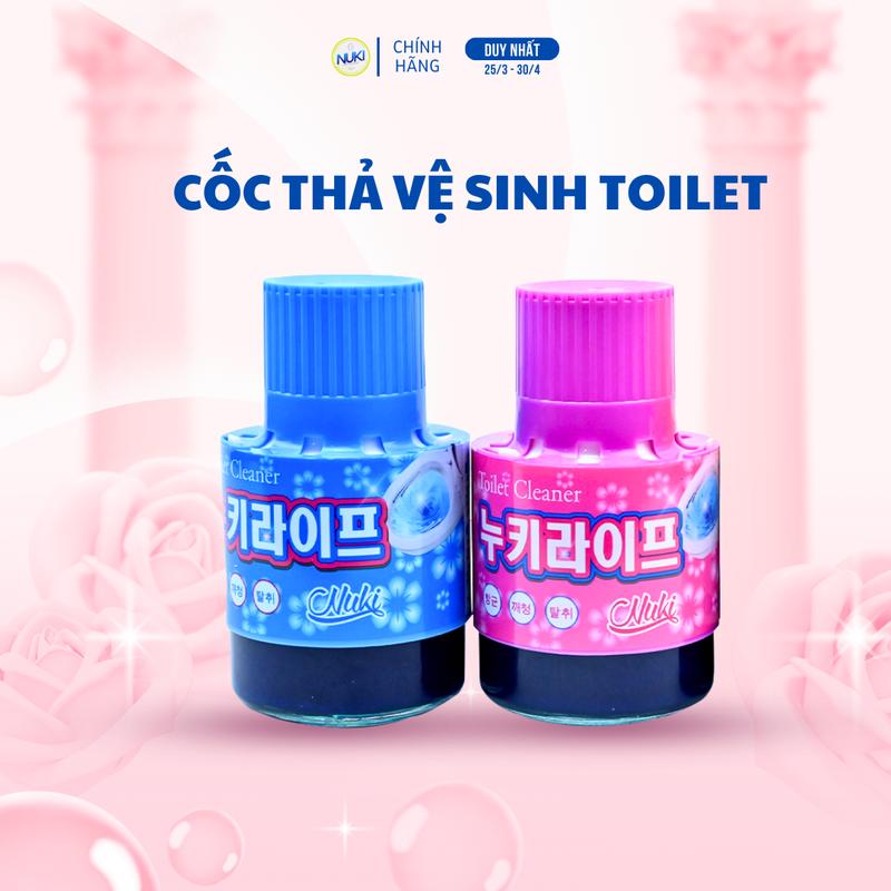 Cốc Thả Bồn Cầu Nuki Tẩy Vệ Sinh, Khử Mùi và Làm Sạch Diệt Khuẩn Bồn Cầu NuKi Việt Nam