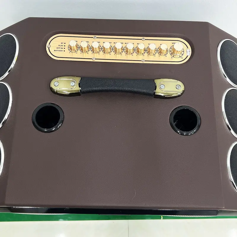 Loa Karaoke Xách Tay Bọc Da Cao Cấp MT MAX-888 16 Đường Tiếng, Bass Đôi 20, 2 Treble, 12 Trung ,Công Suất 1200W 7