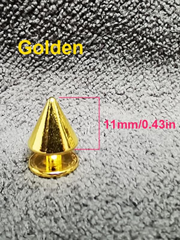 Comfort Fashionable Punk Style Chain & Studded Design Shoes Charm, Punk 2024 Trendy Diy Shoes Decoration for Sandals and Clogs 7
