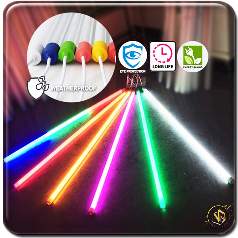 AC240v LED Colour Light Tube Weatherproof 4ft T8 18W Multi Color ...