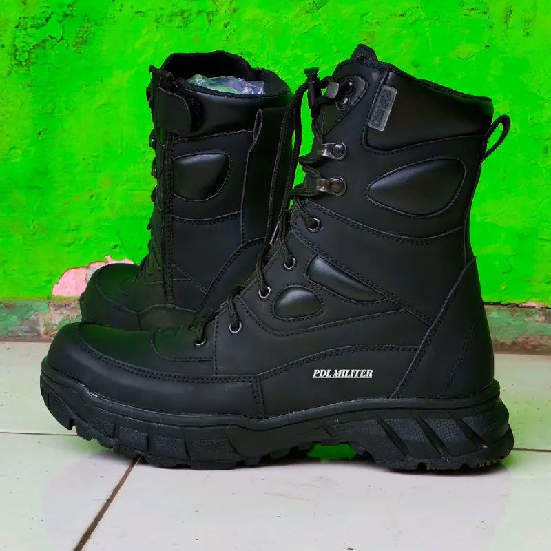 Sepatu pdl tni polri dan security terbaru tinggi 8 inc ujung besi original caanggo militery 0