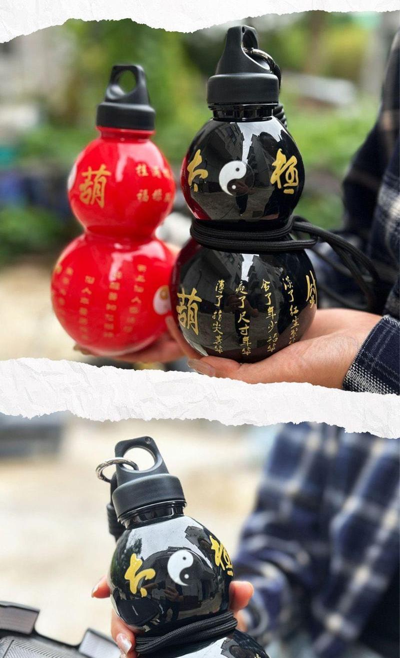 Product Introduction of New Black Myth Portable Wine Gourd Large Capacity High Temperature Resistant Drop-Proof Hot Sale Drop-Proof Wine Flask Portable Carrying Water Bottle 2