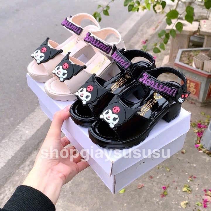 Phom Nhỏ Tăng 2 size Giày Cao Gót Korume Dành Cho Bé Gái Đế Cao 3 Phân Chống Trơn trượt Dành cho Mọi lứa Tuổi 26-37 đôi guốc