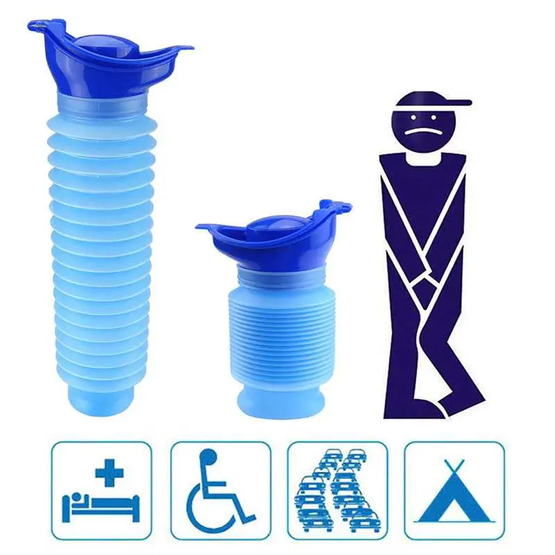 Botol Tempat Pipis Foldable Travel Pee Bottle 750ml - PA341 OTS