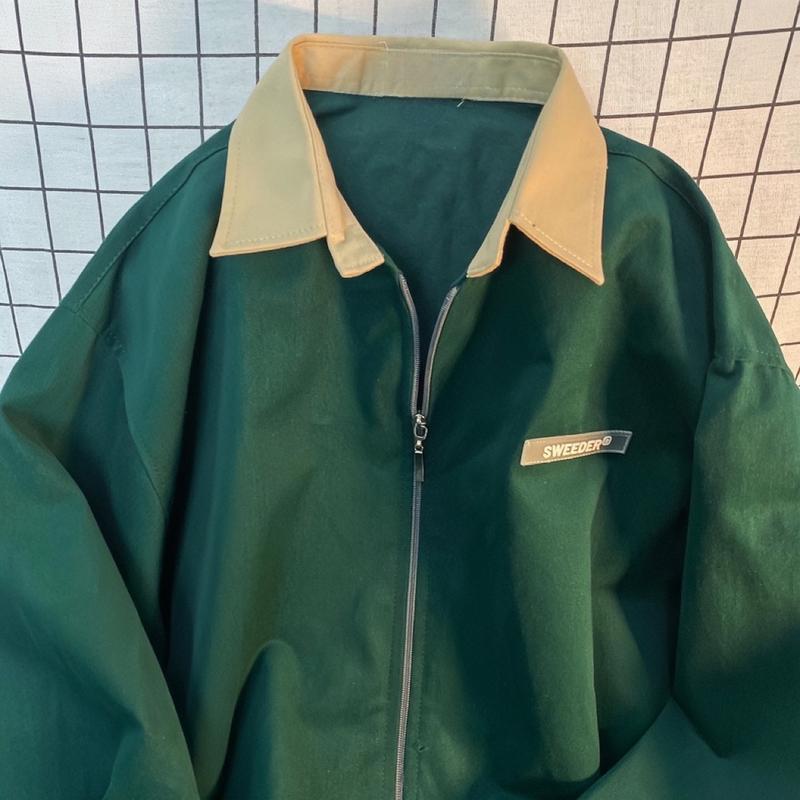 Áo Khoác Kaki BOMBER Unisex Nam Nữ Cá Tính. Menswear Dài Tay Nhung Jacket 3