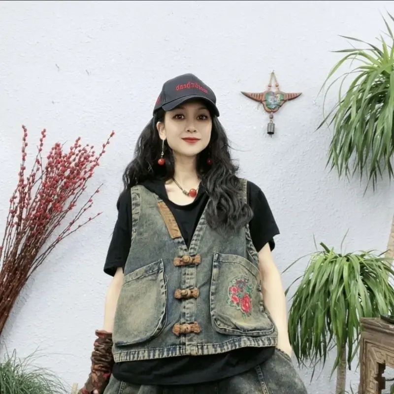 Áo gile jean hàng nhập Quảng Châu