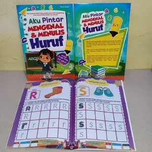 Buku Aku Pintar Mengenal danMenulis Huruf untuk Anak Usia 4-6 Tahun