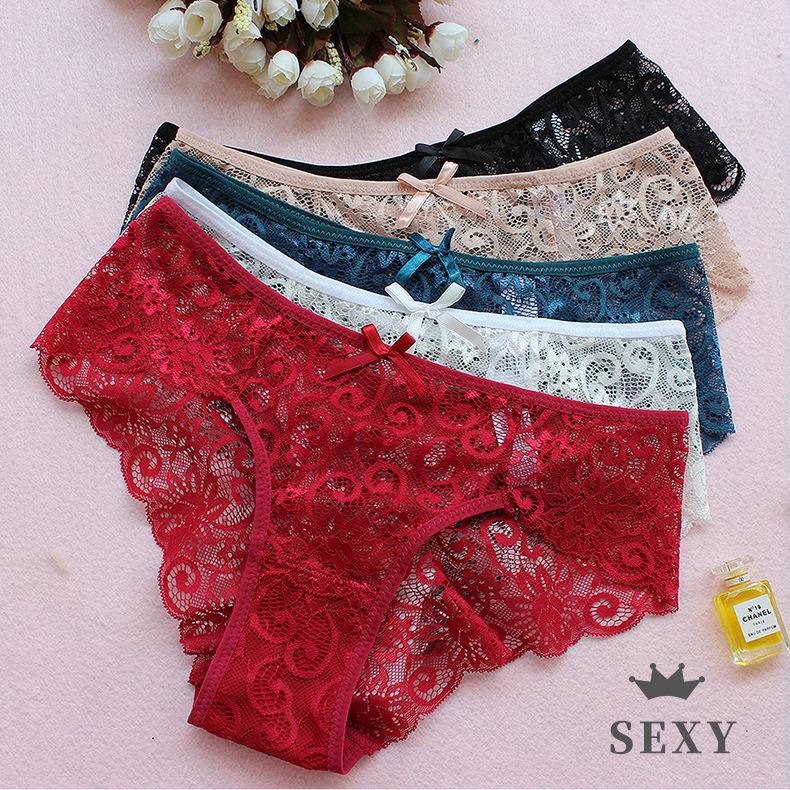 Product Introduction of Đồ Lót Ren, Phong Cách Châu Âu, Dành Cho Nữ, Ngoại Cỡ, Quần Lót Cạp Thấp, Thoải Mái, Đồ Lót Nữ 3