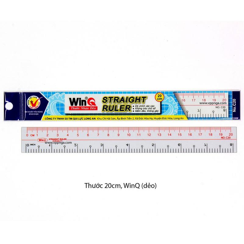 Product Introduction of Thước dẻo WinQ C20 - 20cm - VPP Happy Kids 2