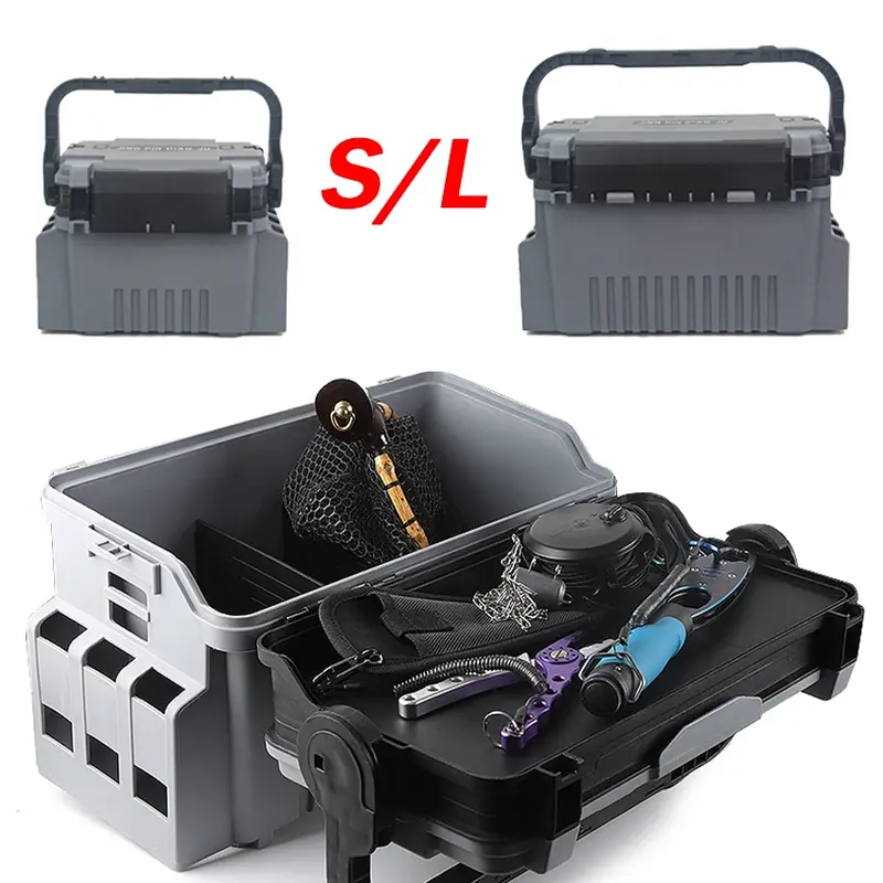 Tackle Box Pancing Kotak Peralatan Pancing Jigging Lure Box Fishing Box Mancing Serbaguna Besar Kecil Storage Box Pancing 2