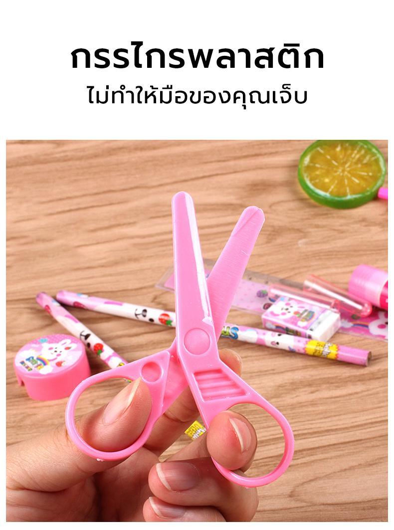 Product Introduction of ดินสอ ชุดเครื่องเขียน การ์ตูนน่ารัก ดินสอ ชุดเครื่องเขียน 5in1 อุปกรณ์การเรียน ชุดดินสอ เครื่องเขียน 2