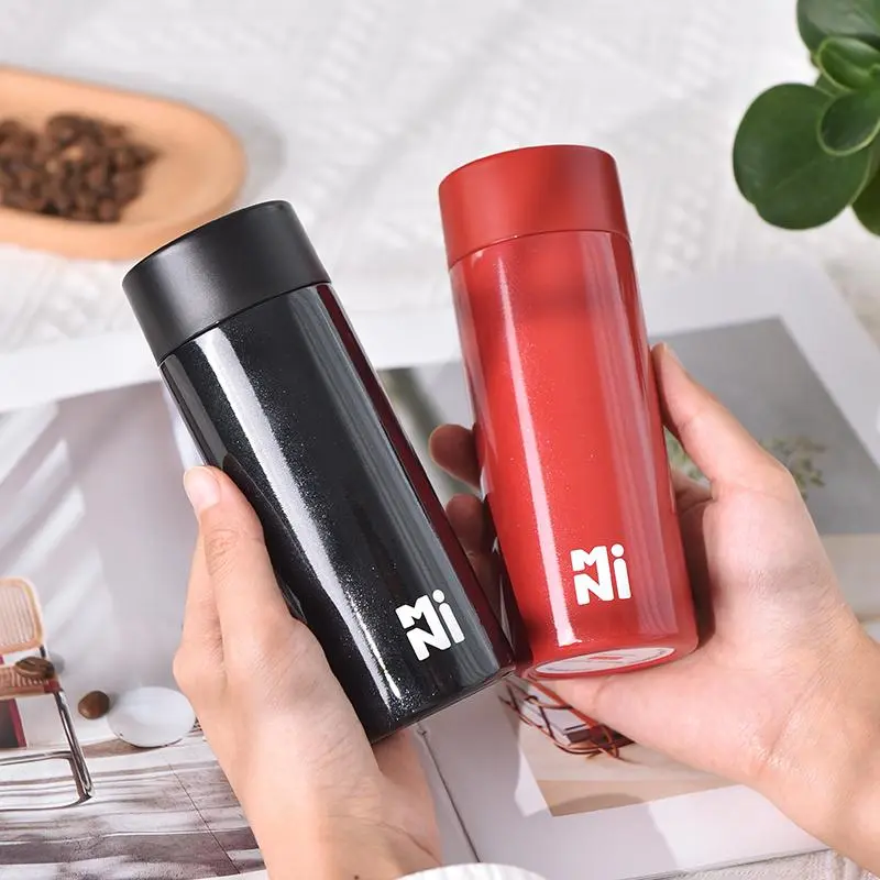 230ML Mini Thermos Bottle, Portable Stainless Steel Vacuum Flask, Small Capacity Travel Drink Water Bottle, Drinkware for Home Office Outdoor Camping