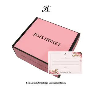 JIMS HONEY LOMBOK - Box Kotak Kado dan Greetings Card Jims Honey Kartu Ucapan