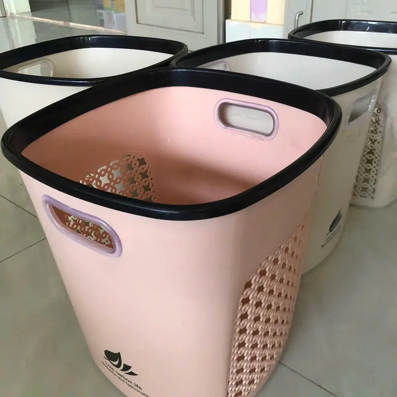 (FX 76 Sọt Rác Nhựa Văn Phòng Không Nắp - CÓ KHÓA GÀI TÚI NILONG TIỆN LỢI Thùng Rác 4