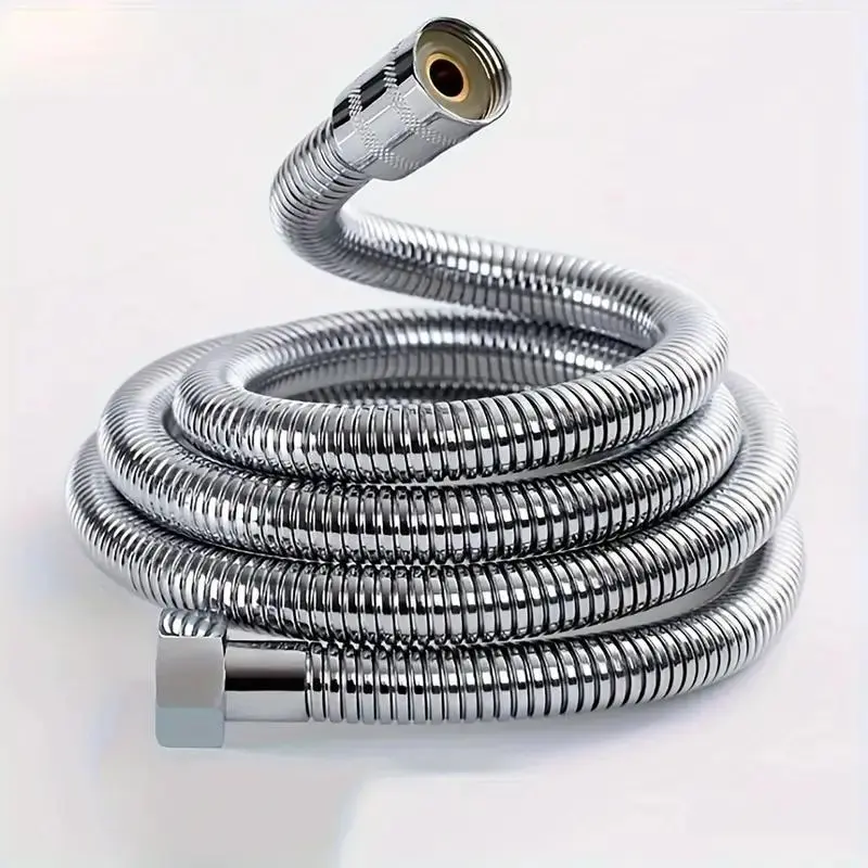 Stainless Steel Shower Hose, 3pcs Anti-kink & Leak-proof Shower Tube, High Pressure Resistance Shower Hose, Easy DIY Replacement Shower Equipment 3