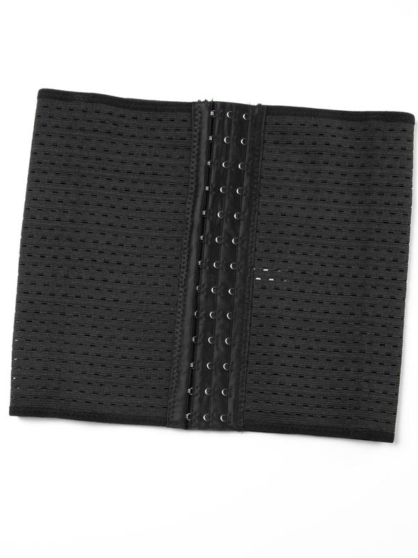 Men's Adjustable Hook & Eye Waist Trainer, Breathable High Stretch Shaper, Tummy Control Shaper for Men 3