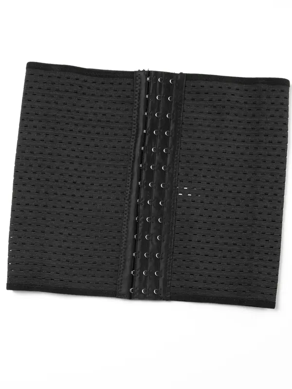 Men's Adjustable Hook & Eye Waist Trainer, Breathable High Stretch Shaper, Tummy Control Shaper for Men 3