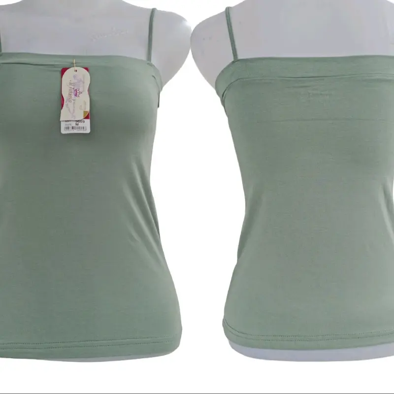 Square top Camisole / Atasan Wanita Tanpa Busa Tanktop Miranda Rayon  Melar  remaja sage atasan tank & tube  fit Crop 5