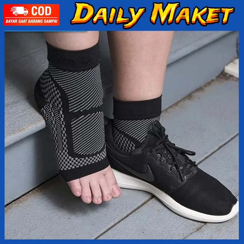 1 Pasang Compression Ankle Sleeve Anti Lelah Deker Pelindung Engkel Kaos Kaki Ankle Kompres Untuk Pria Wanita