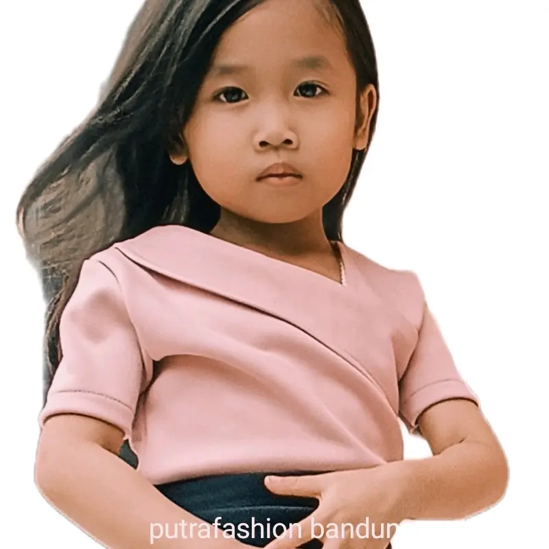 Baju anak perempuan 1 - 10 tahun/ Korean T shirt Sleeves Stretch/ scuba Anak-Anak 1