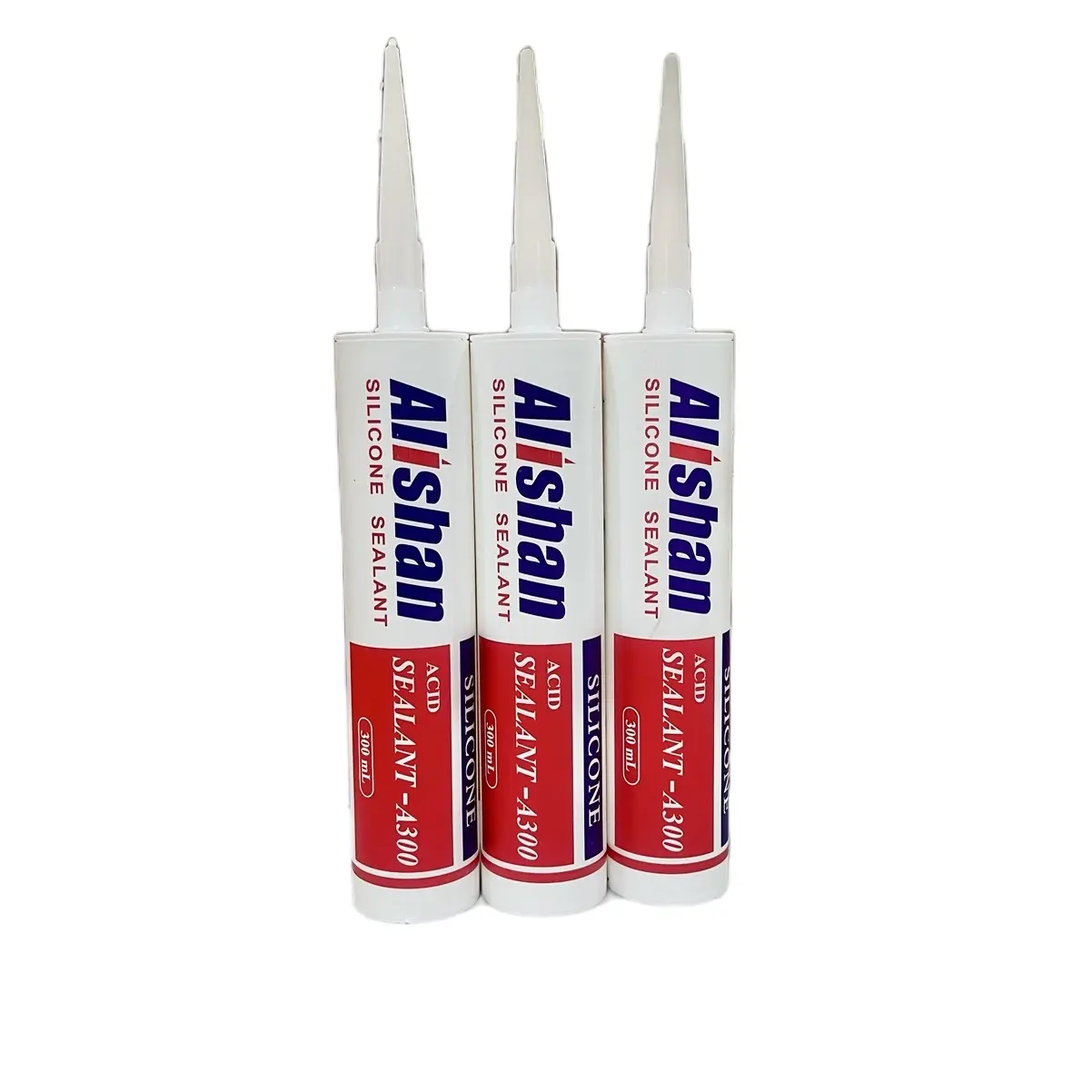 Keo trong silicon Alishan A300 Acid 300ml siêu bám dính - co giãn đàn hồi tốt
