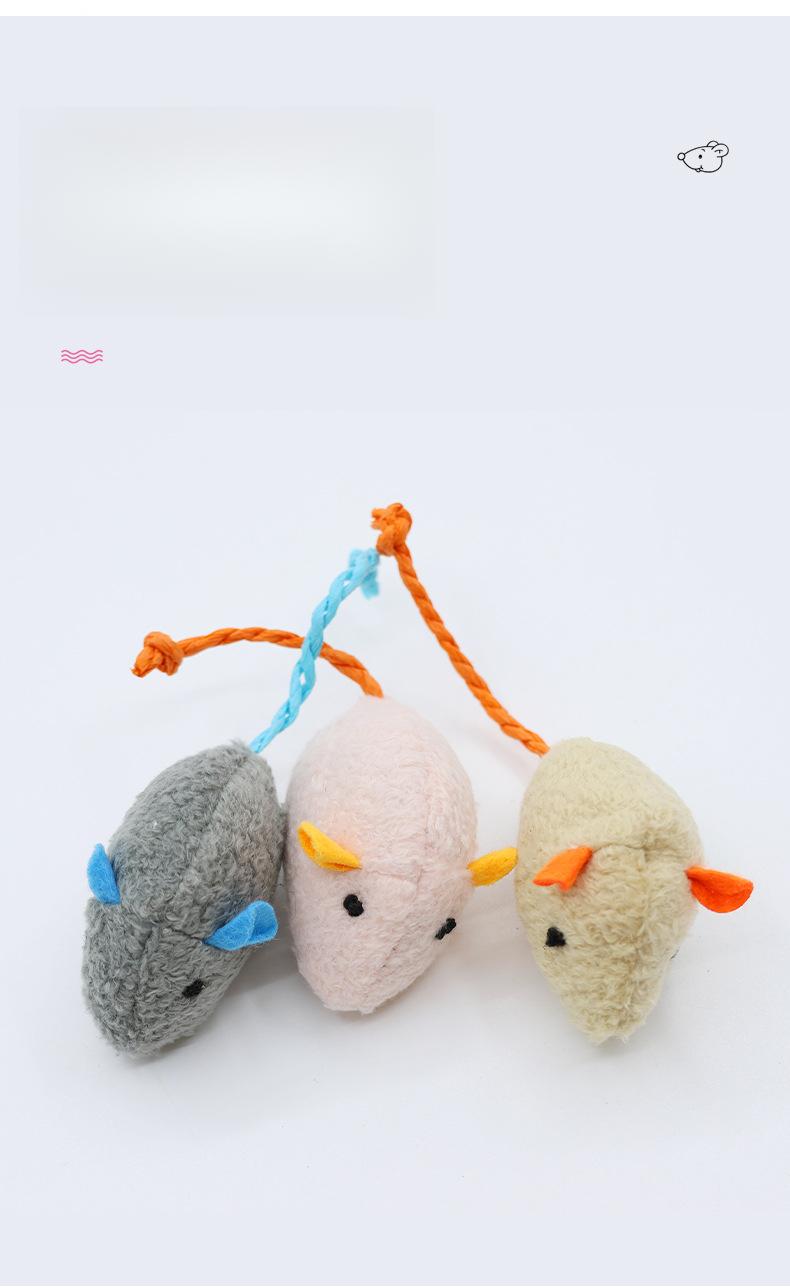 Product Introduction of 1X New Mint Toy Cat Toy Plush Herbal Mouse Cute Scratch-Resistant Interactive Pet Supplies 21