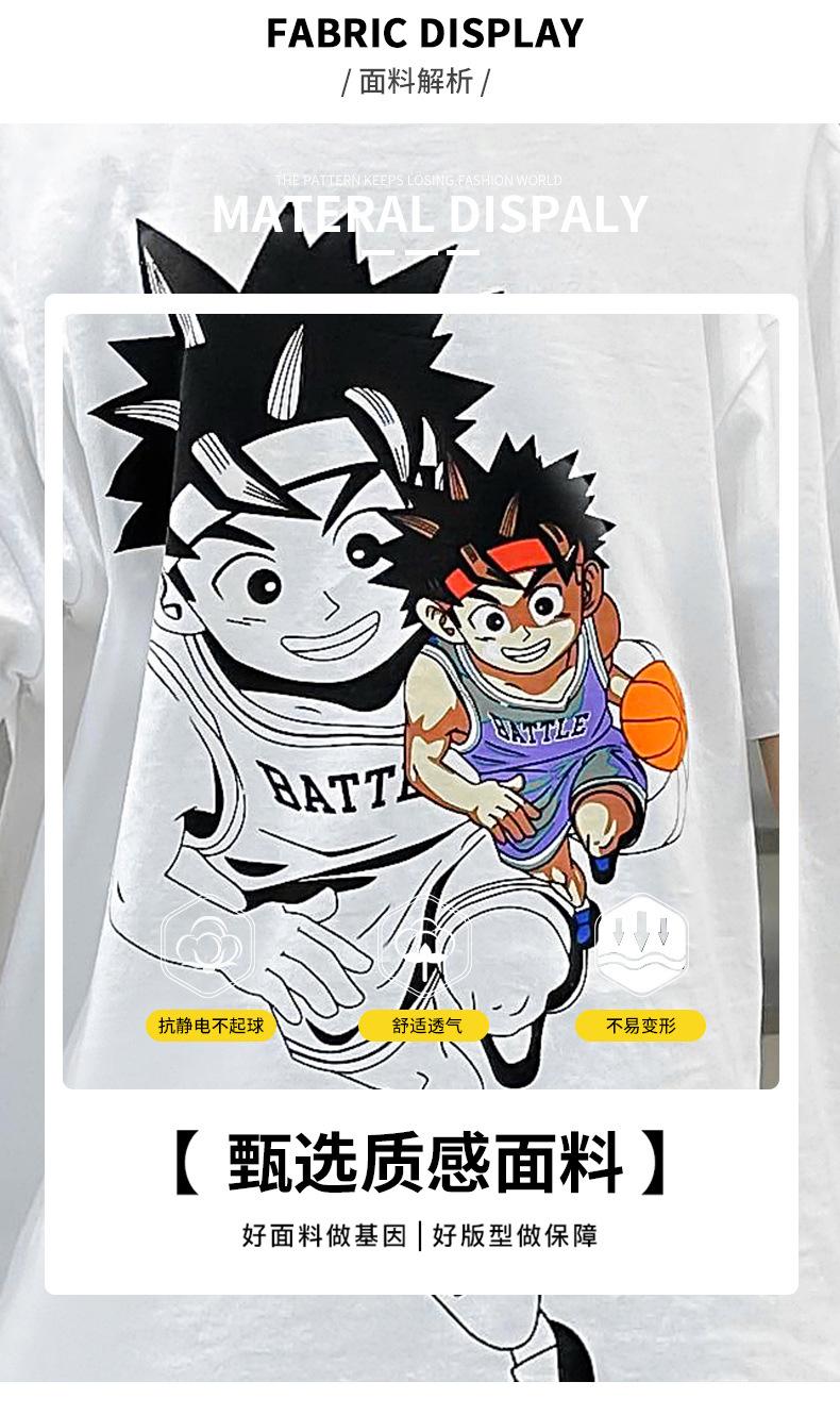 Product Introduction of Boys' Short Sleeve T-Shirt Summer 2025 New Children's Cotton Summer Boys' Trendy Top 5