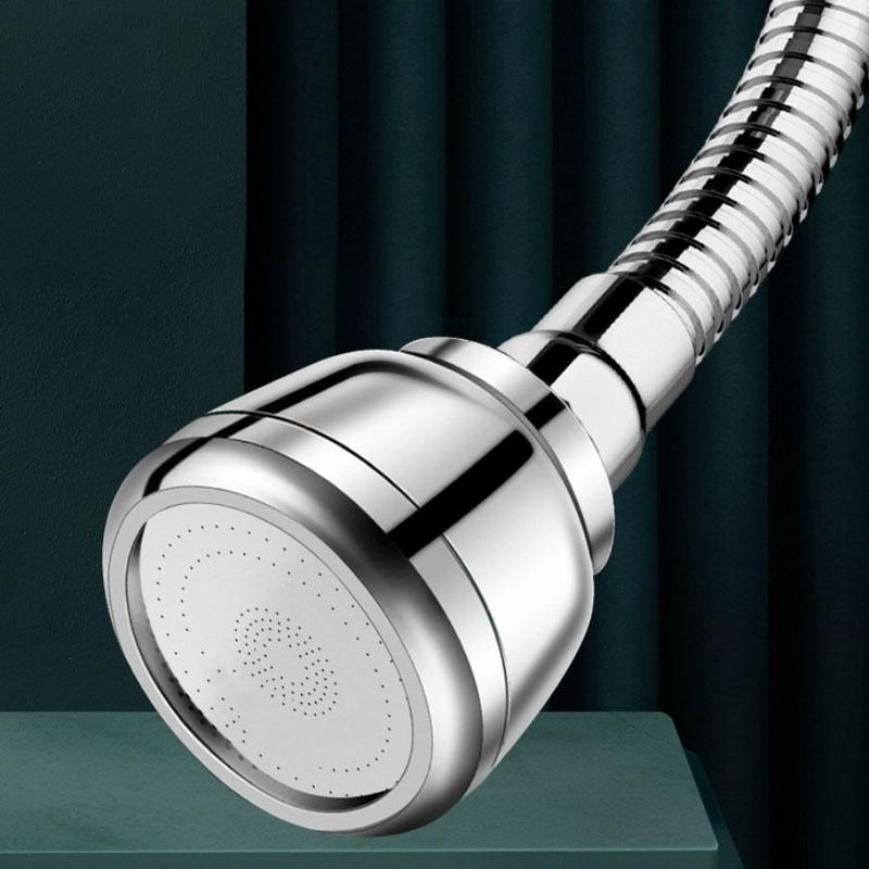 Faucet Extender, Stainless Steel Anti-splash Household Extension Bubbler Filters Faucet Shower for Kitchen Bathroom 3