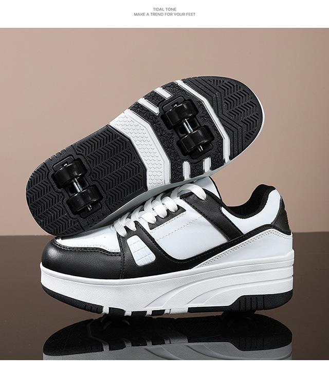 Product Introduction of Exclusive for Cross-Border Adult Heelys Women's Detachable Ultralight Children's Sports Board Shoes Boys Skate Shoes Factory Direct Sales 13
