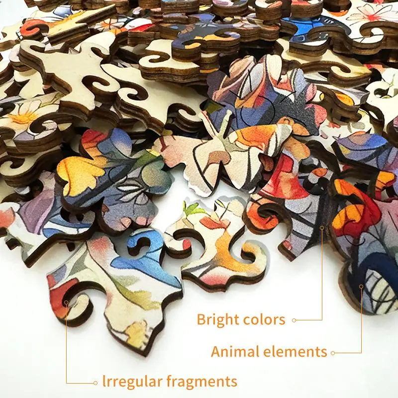Wooden Puzzle, Creative Life Tree Shaped Jigsaw Puzzle, Educational Toy for Adults & Teens, Birthday Gift, Home Decor, Gift for Her, Men's Gift 2
