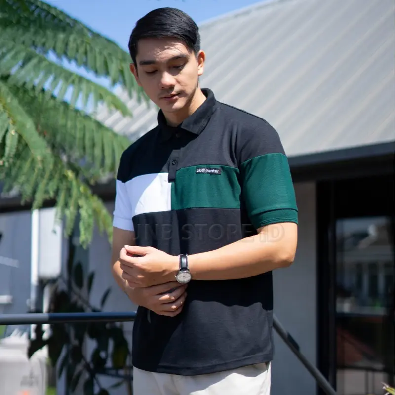 Polo Shirt Pria VOID Lengan Pendek Polo Formal Business Atasan Pria Dewasa 1