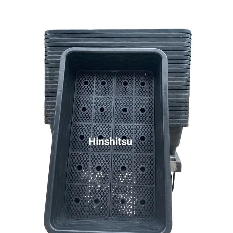  Combo 10 Khay Nhựa KT  68x41x16 cm- Chậu Nhựa- Máng Nhựa Trồng Rau- Khay Mầm 