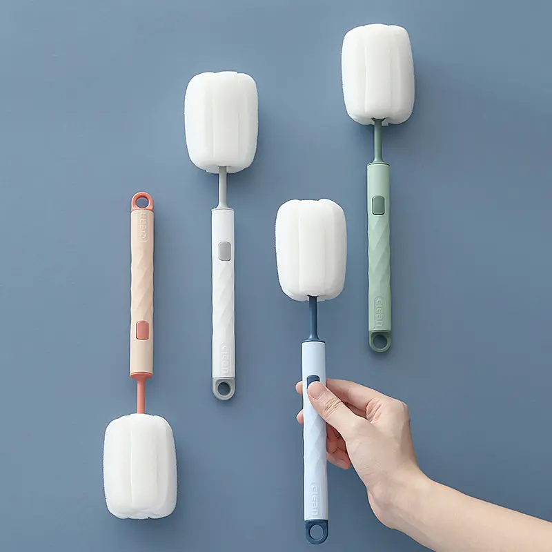 Bottle Cleaner Brush, Water Bottle Washing Brush,Sponge head cup brush