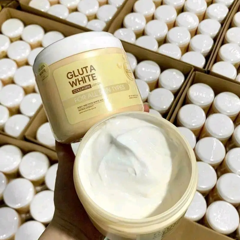 Kem Ủ Trắng Da Gluta White Thái Lan 600gr [Hỗ trợ làm trắng da toàn thân] Dưỡng Da Body Lotion Làm Đẹp Da 5