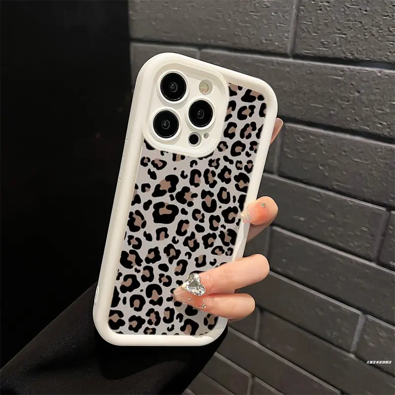 Fashion Leopard-pattern Phone Case, Anti-drop Cellphone Protective Case, Total Protective Shockproof Mobile Phone Cover for iPhone 2