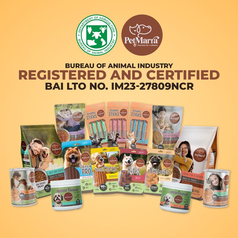 Product Introduction of PetMarra Adult Dog / Puppy Dry Food Beef Milk Liver and Chicken Flavor 1kg Flavor Collection dogs puppies kibble pets 25