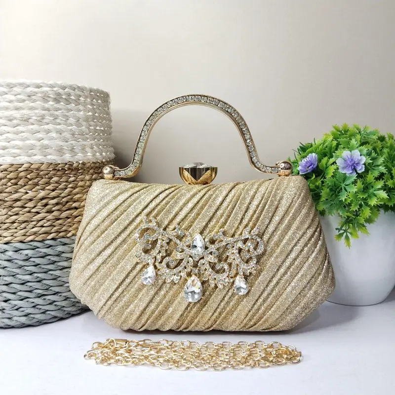 Tas Pesta Wanita Clutch Kondangan Cewek Boba House T80704 - 19cm 6