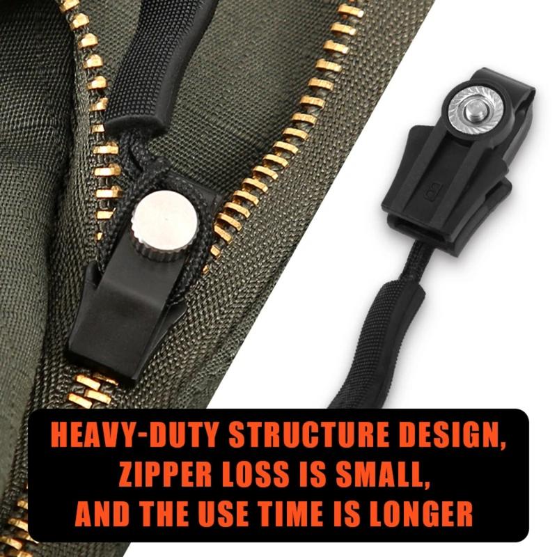 Product Introduction of New 3 Different Size Zipper Repair Kit DIY Replacement Bad Buckle Instant Zipper Puller Removable Sewing Tools Suitcase Zipper Head 9