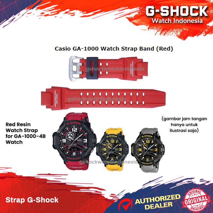 Gambar Tali Strap G-Shock GA-1000-4BDR GA-1000-4B GA-1000 GA1000 Original dari G-Shock Watch Indonesia Kota Bandung Tokopedia