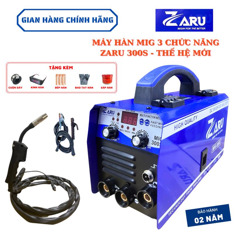 Máy hàn mig không khí Zaru mig 300s - 3 chức năng mẫu mới 2024