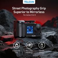 Gambar Telesin StreetGrip Kit Handle Set Action Camera For DJ! Osmo Action 3 / 4 / 5 Pro Light Feather Series All Aluminum Model - S6-FMS-22-TDJ dari Brica Berrisom Kab. Tangerang 5 Tokopedia