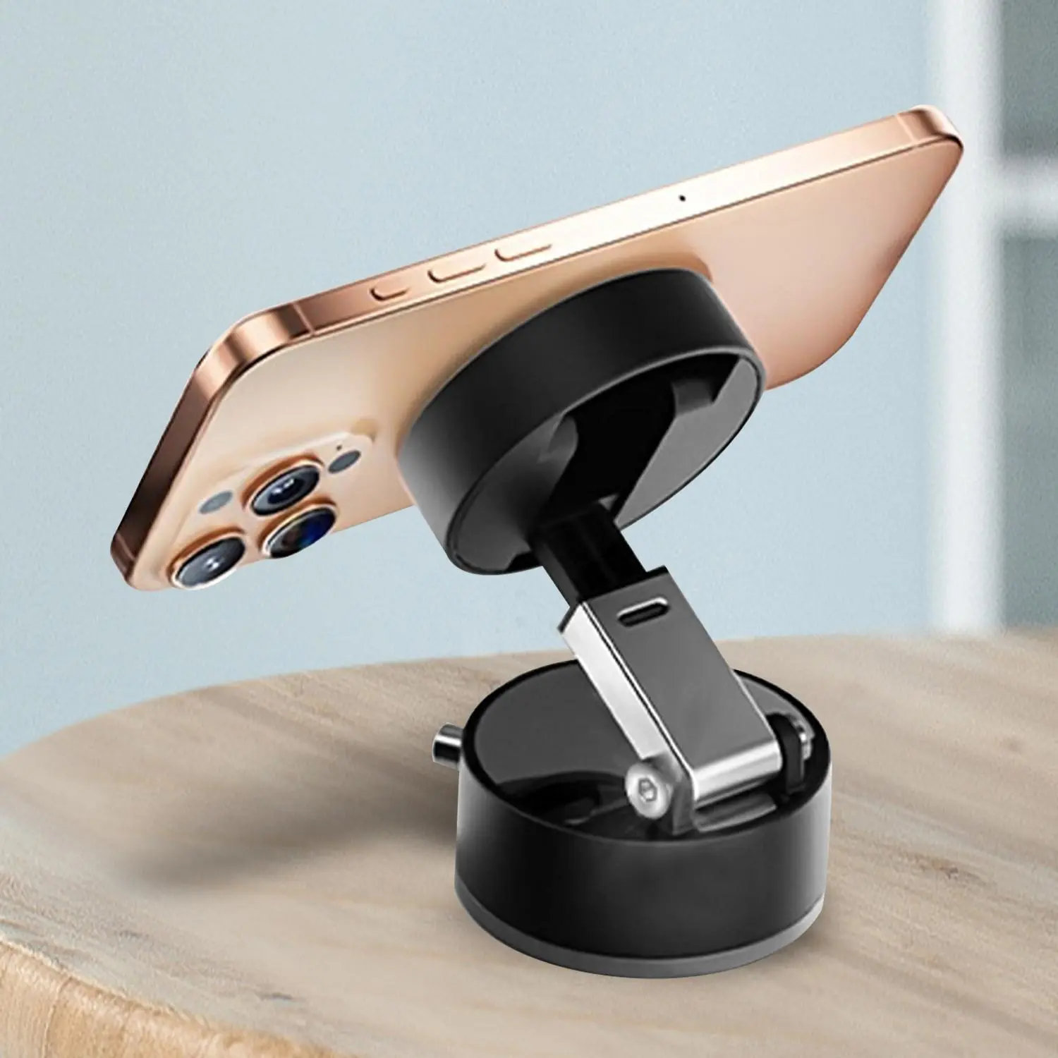 Vacuum Magnetic Suction Cup Folding & Rotating Bracket, Universal Vacuum Rotating Bracket, Mobile Phone Bracket for Home Office
