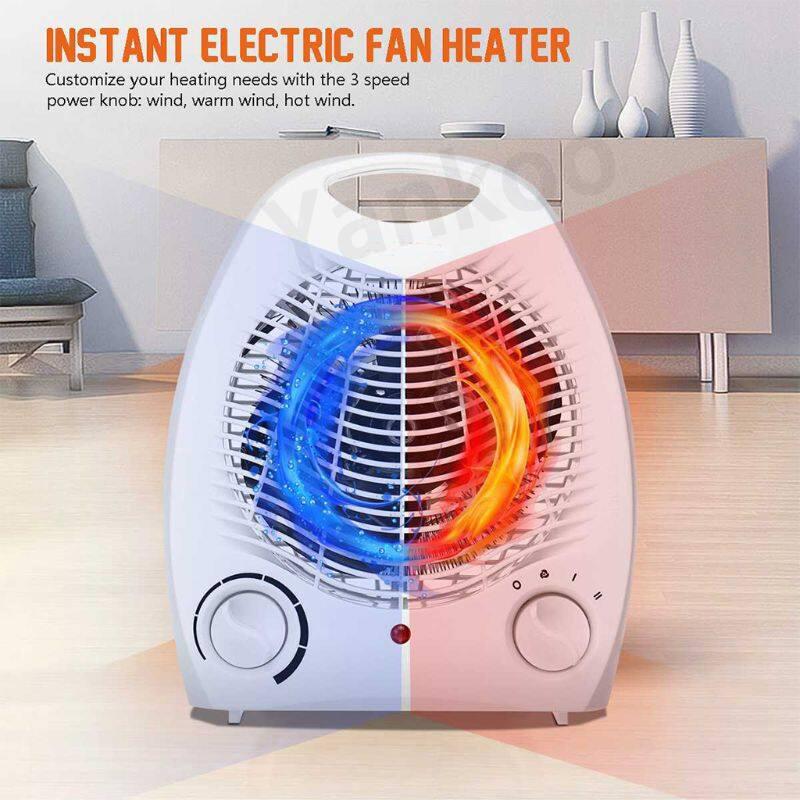 Product Introduction of 【Ready Stock】Electric Heater 1000-2000W PTC Ceramic Heating Element Instant warm-up Overheating Protection Household Warm Air Heater 32
