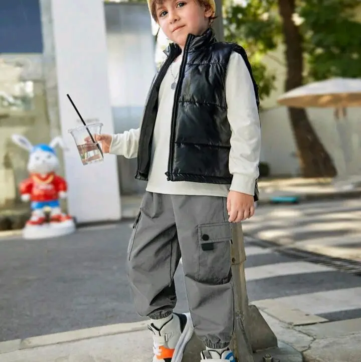 Celana Kargo Anak/Boy side cargo pants