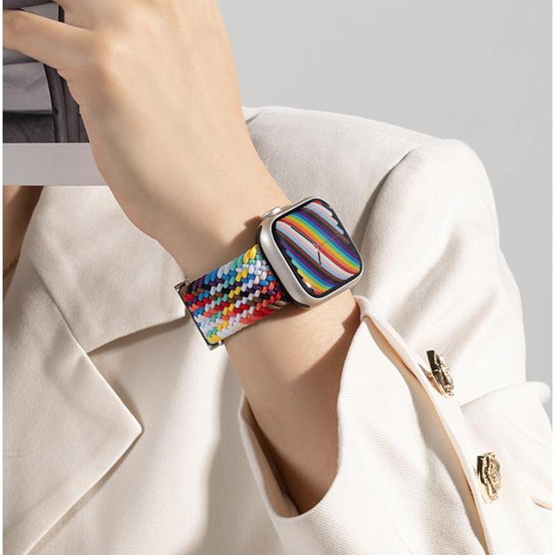 Tali Jam Tangan Sport Braided Nylon Elastic Strap for Apple Watch Ultra/SE 2 Iwatch Series 9 8 7 6 3 5 4 46mm 49 45 41 44 40 42 38mm Scrunchie Band Belt Bracelet Accessories Smartwatch I8 S10 S8 S9 Pro Max T900 T800 Ultra 8 MAX 9 PRO S20 T500 Tali Jam Tangan Sport Braided Nylon Elastic Strap for Apple Watch Ultra/SE 2 Iwatch Series 9 8 7 6 3 5 4 46mm 49 45 41 44 40 42 38mm Scrunchie Band Belt Bracelet Accessories Smartwatch I8 S10 S8 S9 Pro Max T900 T800 Ultra 8 MAX 9 PRO S20 T500